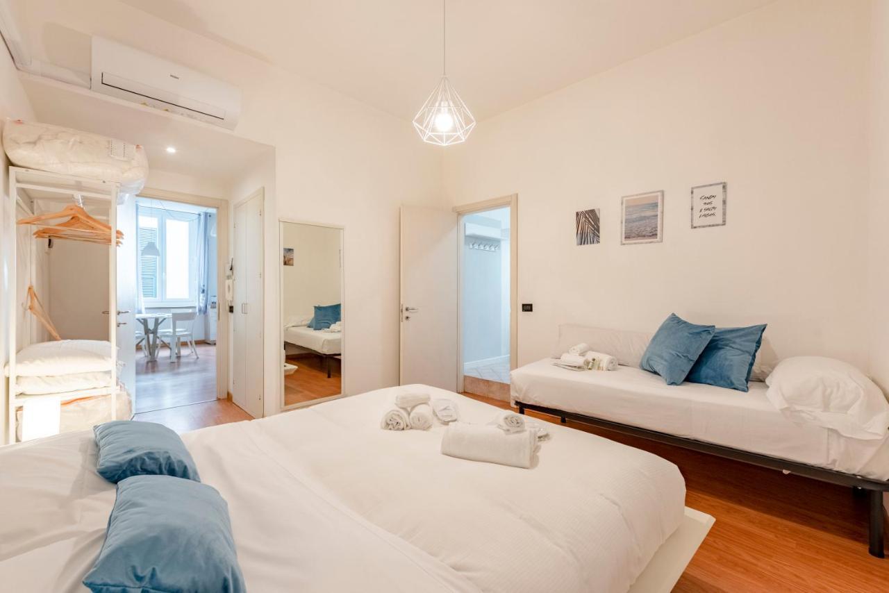 Mazzini 12 Very Central Apartment With Private Garage, Air Conditioning, Wifi, Just 50 Meters From The Beach Rapallo Zewnętrze zdjęcie