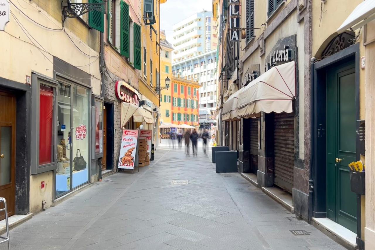 Mazzini 12 Very Central Apartment With Private Garage, Air Conditioning, Wifi, Just 50 Meters From The Beach Rapallo Zewnętrze zdjęcie